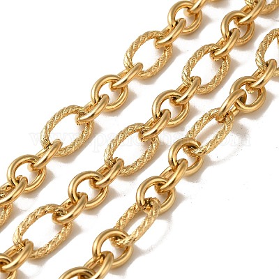 Ионное покрытие (ip) овальные звенья цепи из нержавеющей стали 304 CHS-Q006-15G-1