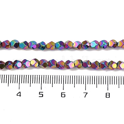 Гальванические нити из синтетических немагнитных гематитовых бусин G-A234-G03-01E-1