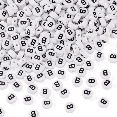 500шт акриловые бусины&nbsp;SACR-TA0001-55B-1