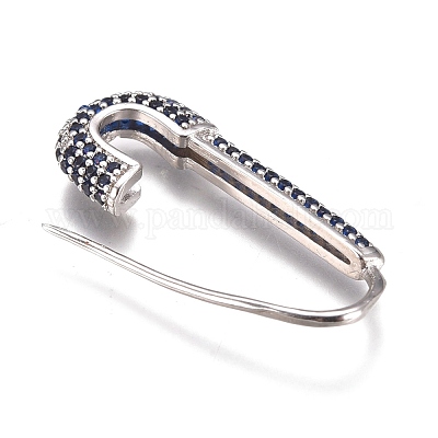 Латунные серьги обруча EJEW-K085-05P-1