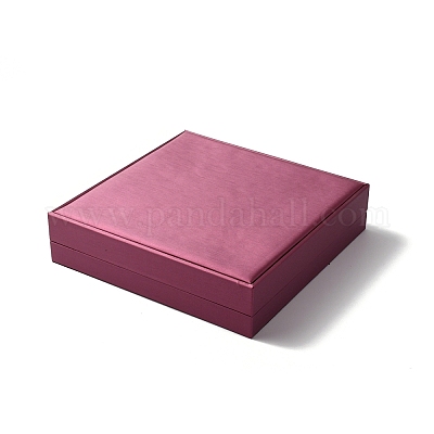 Прямоугольный кулон из искусственной кожи CON-WH0094-21-1