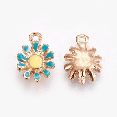 Подвески из эмали и сплава PALLOY-WH0052-04E-1