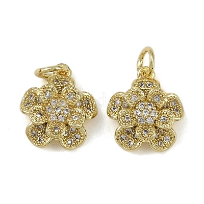 Латунные микро проложить кубического циркония подвески KK-I358-063G-F-1