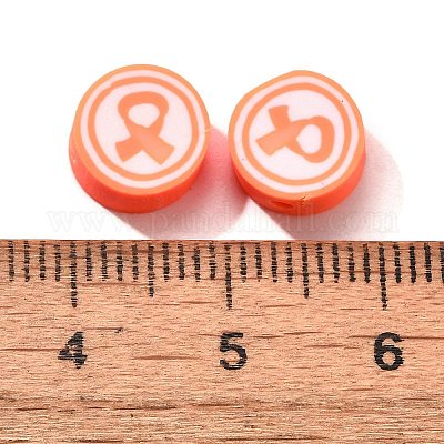 Бусины из полимерной глины  CLAY-R006-01D-1