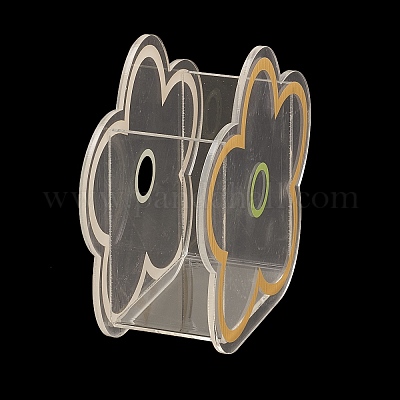 Акриловая ваза с принтом DJEW-G042-01D-1