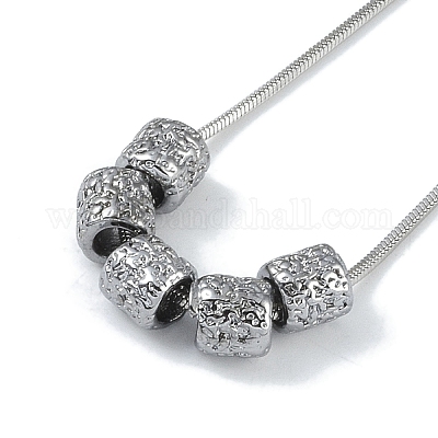 Ожерелья из нержавеющей стали 304 в виде змеиной цепи NJEW-U004-04P-1