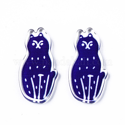 Прозрачного акрилового кабошонов KY-Q058-033A-1