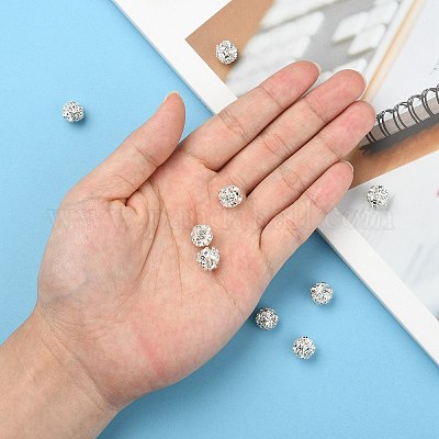 Латунные кристалл горный хрусталь бисер RSB11C14-1