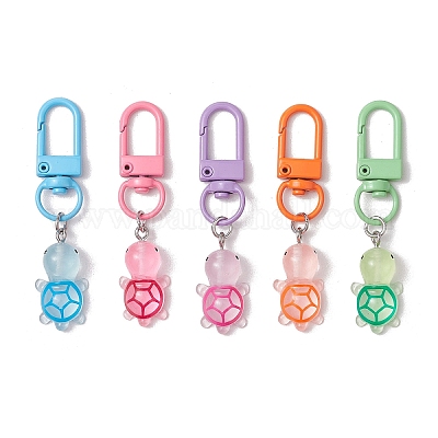 Подвесные украшения из прозрачной светящейся смолы HJEW-JM03093-1