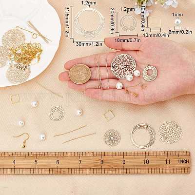 Diy sales brass earrings