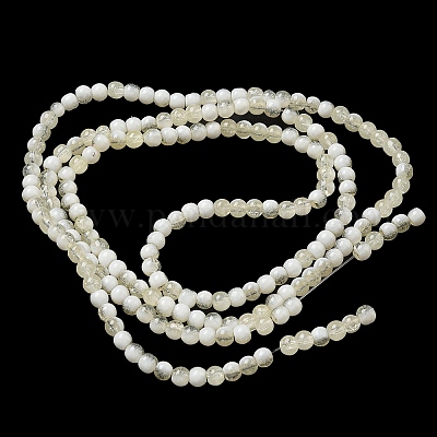 Стеклянные бусины кракле X1-GLAA-U001-4mm-11-1