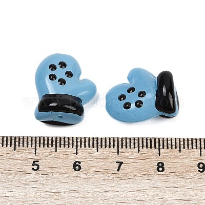 Бусины из стеклянной эмали LAMP-R004-07F-1