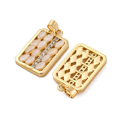 Подвески из латунной смолы с имитацией кошачьего глаза KK-V009-05G-1