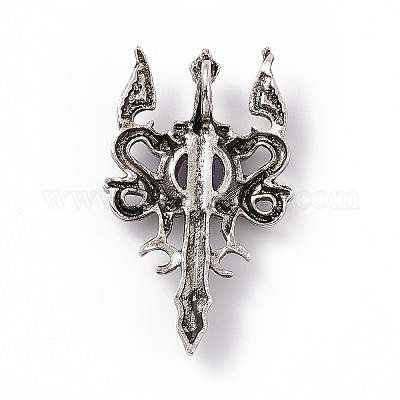 Подвески из натурального аметиста  G-H281-03H-1