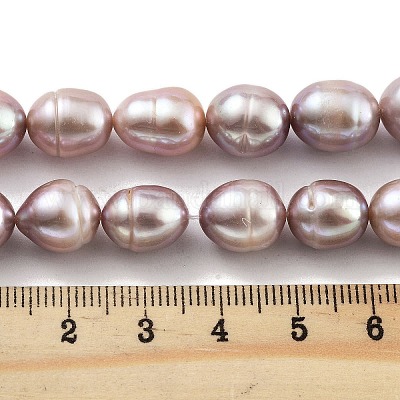 Нити из натурального культивированного пресноводного жемчуга PEAR-P062-13F-1