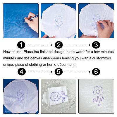 Пластиковая палочка и вышивка стежком DIY-WH0304-966-1