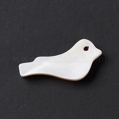 Натуральные белые бусины из ракушек BSHE-G031-03-1