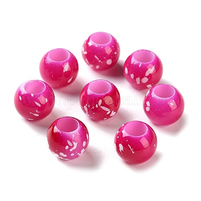 Европейские бусины из АБС-пластика&nbsp;KY-G033-01B-10-1