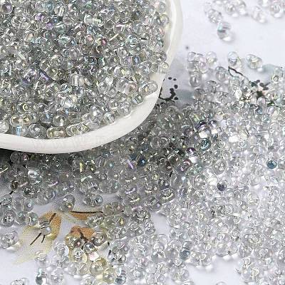 Стеклянный бисер с цветным покрытием ab SEED-L011-06B-14-1