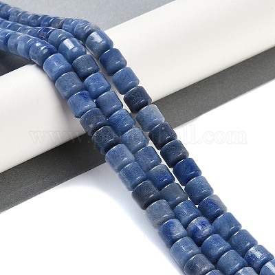 Окрашенные и нагретые нити из натурального синего авантюрина G-L604-E02-01-1