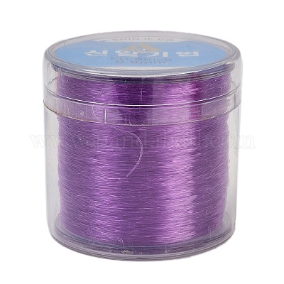 Корейская эластичная эластичная нить с круглыми кристаллами EW-Z002-02B-0.6mm-1