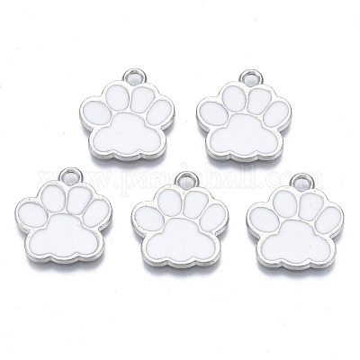 Подвески из эмали и сплава ENAM-T016-22P-B-RS-1