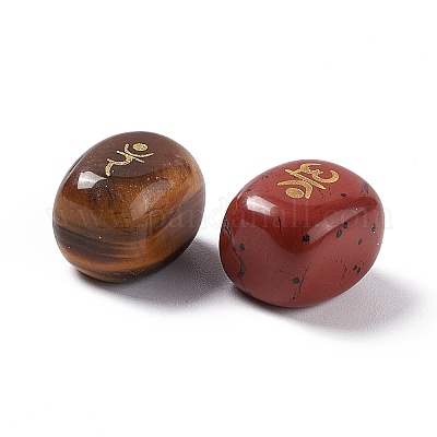 7шт 7 стиля бусины из натуральных смешанных драгоценных камней G-G983-06-1