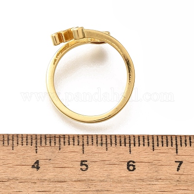 Латунные манжеты для женщин RJEW-U044-W-1