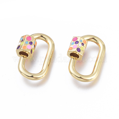 Латунные брелоки с карабином KK-I673-01G-1