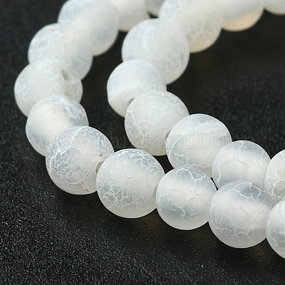 Природные треск агат бисер нитей&nbsp;LS-G-G055-4mm-5-1