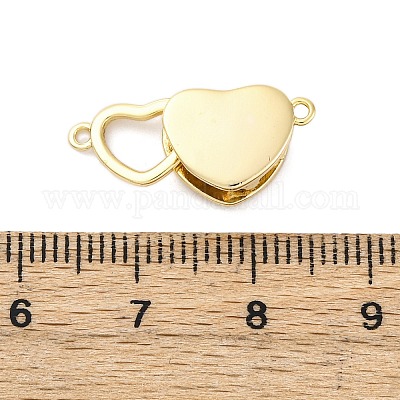 Латунные застежки из прозрачного кубического циркония с микропаве KK-C075-24G-1