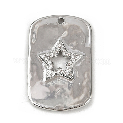 Латунные микро проложить кубического циркония подвески KK-M322-29P-1