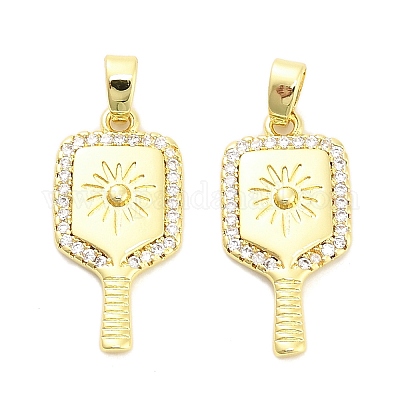 Латунные микро проложить кубического циркония подвески KK-H527-32G-1