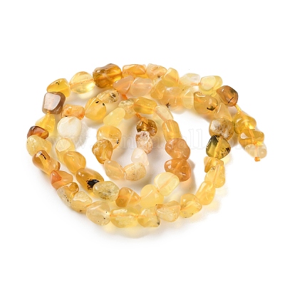 Природные желтые опал бусины пряди G-P497-01C-37-1