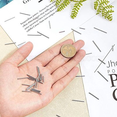 Трубчатые бусины из нержавеющей стали 304 STAS-UN0002-71P-1