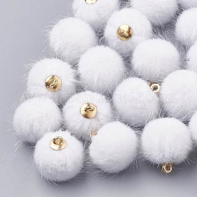 Подвески из искусственного норкового меха WOVE-S115-01G-1