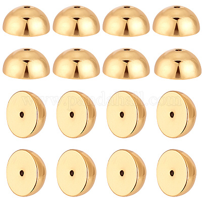 8 шт. Латунные гайки для ушей KK-PH0006-49-1