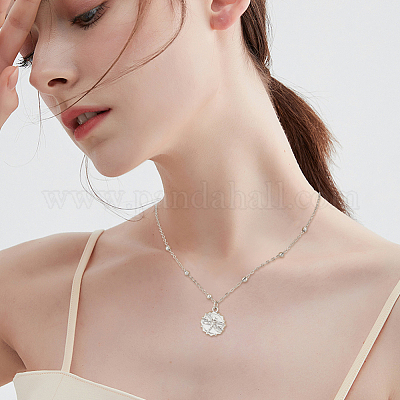 300 шт. крышки для обжимных бусин из нержавеющей стали 304 STAS-BBC0005-68-1