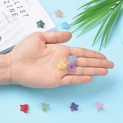 Прозрачные акриловые бусины PLF018-1