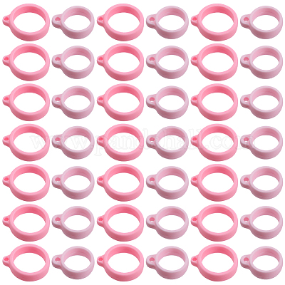 60шт. 2-х стильный силиконовый кулон SIL-GF0001-43E-1