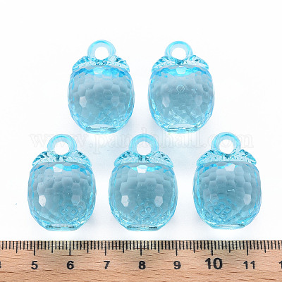 Осенняя тема прозрачные акриловые подвески TACR-T024-04B-946-1