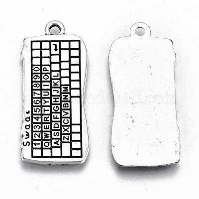 パンダ 合金のチベット風チャーム 鉛フリー＆カドミウムフリー キーボードの形