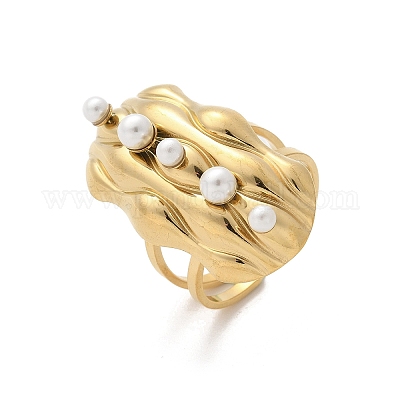 Кольца-манжеты из нержавеющей стали 304 для женщин&nbsp;LS-RJEW-D302-02G-06-1