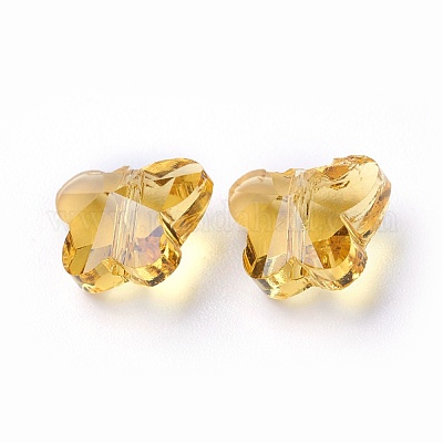 Прозрачные стеклянные бусины&nbsp;GLAA-P037-02B-19-1