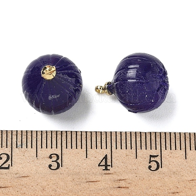 Подвески из непрозрачной смолы с изображением фруктов RESI-D312-07A-G-1