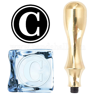 1 шт. головка штампа из латуни золотистого тона DIY-CP0008-98I-1