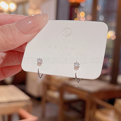 Серьги-гвоздики из циркония FS-WG43E42-02-1