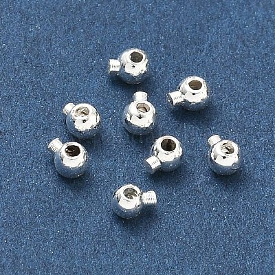 Зажимные бусины из латуни&nbsp;KK-H532-27S-01-1