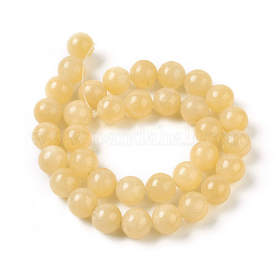 Природный Топаз нефрита бисер нитей&nbsp;G-L533-02-1