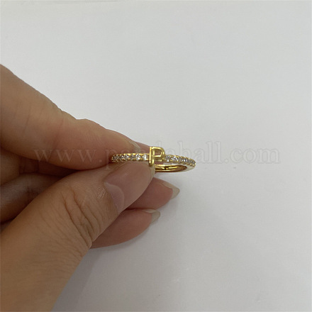 Кольца из латуни с микропаве FS-WGE303B-02-1